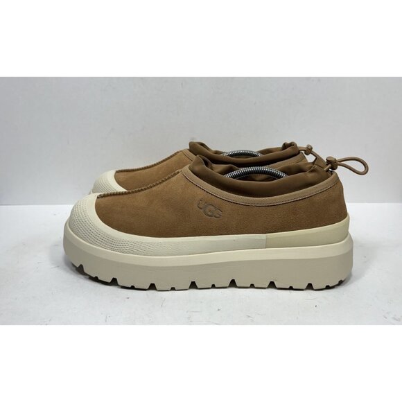 UGG Tan and Cream Loafers - Picture 3 of 8